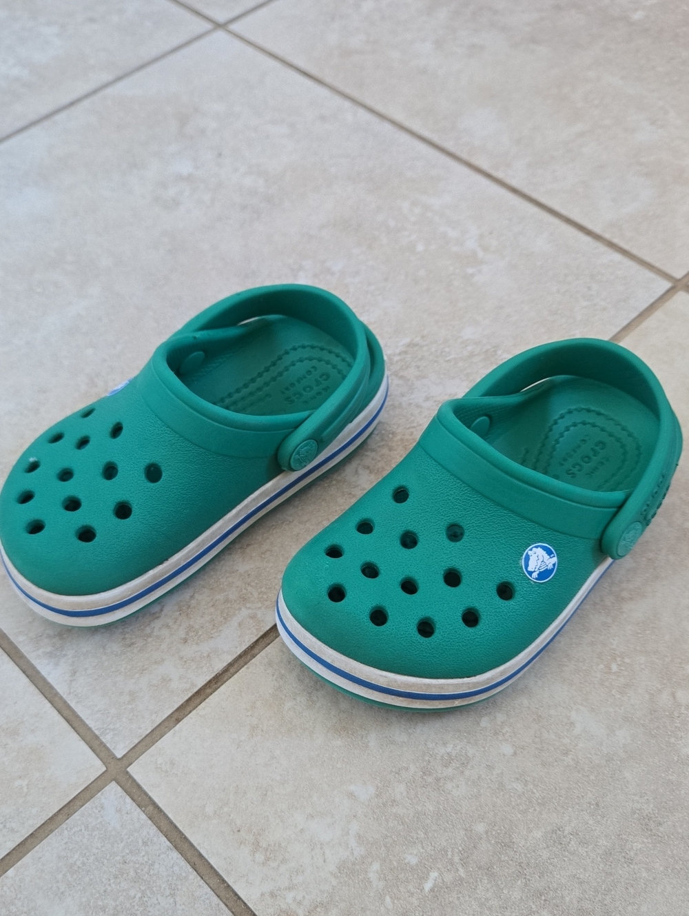 Kids Green Slip-On Clocs Shoes